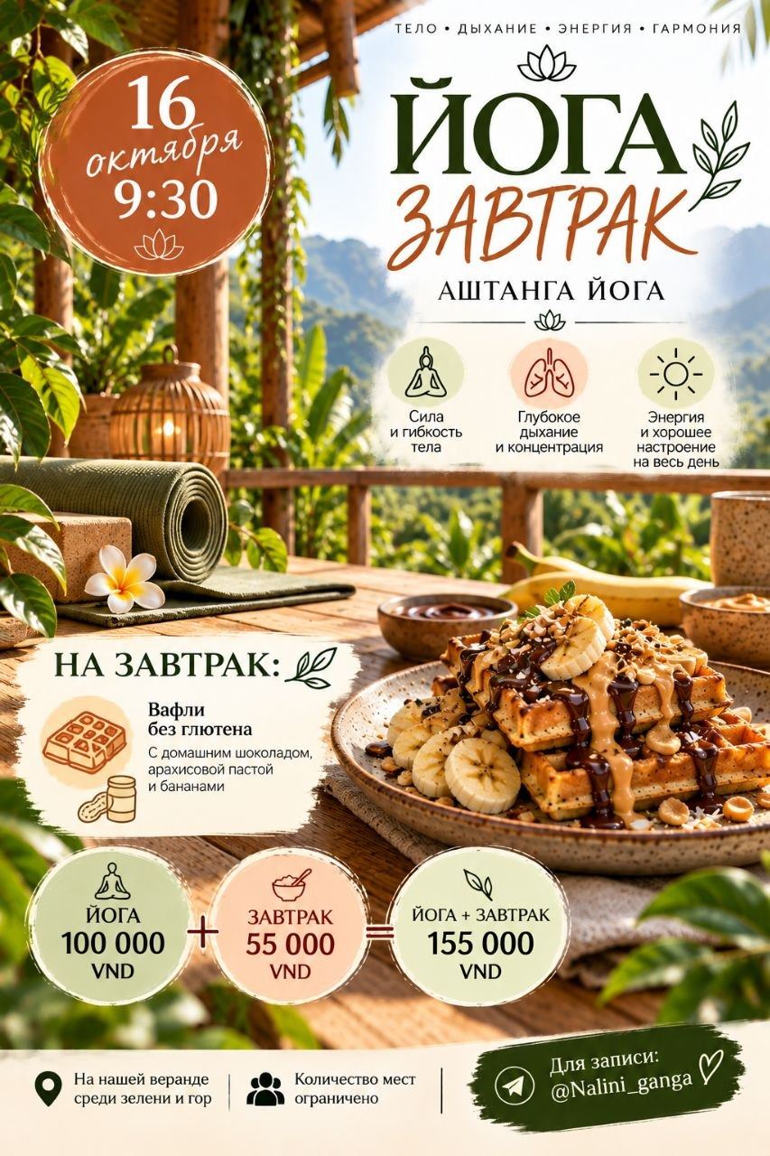 Изображение события «Аштанга-йога и завтрак»